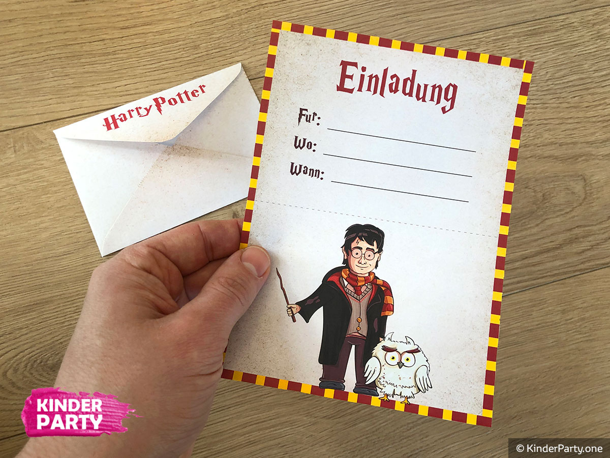 Briefumschlag mit Harry Potter Logo