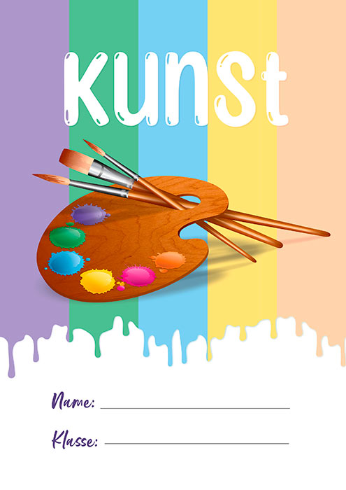 PDF-Deckblatt für Kunst - Mischpalette