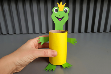 DIY Froschkönig – einfache Bastelidee für Kinder