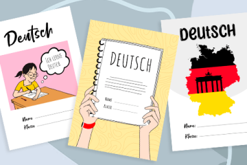 Deutsch Deckblatt als PDF oder JPG-Datei ausdrucken