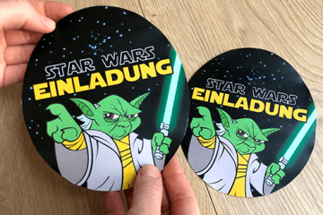 Meister Yoda Einladungen zur galaktischen Star Party