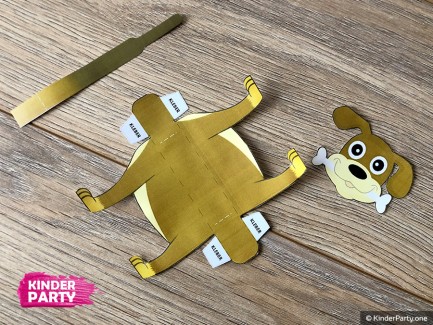 DIY für Kinder - Hund aus Papier