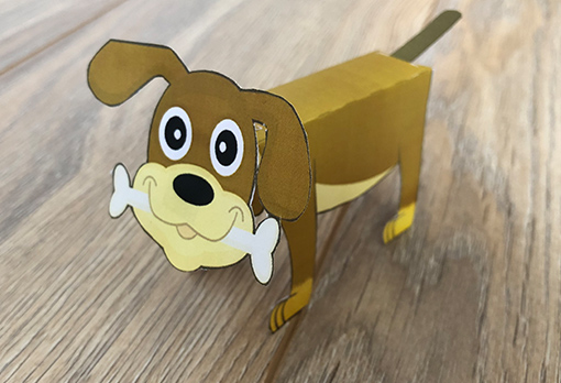 hund frisst papier